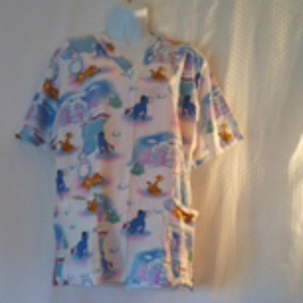 Disney scrub top